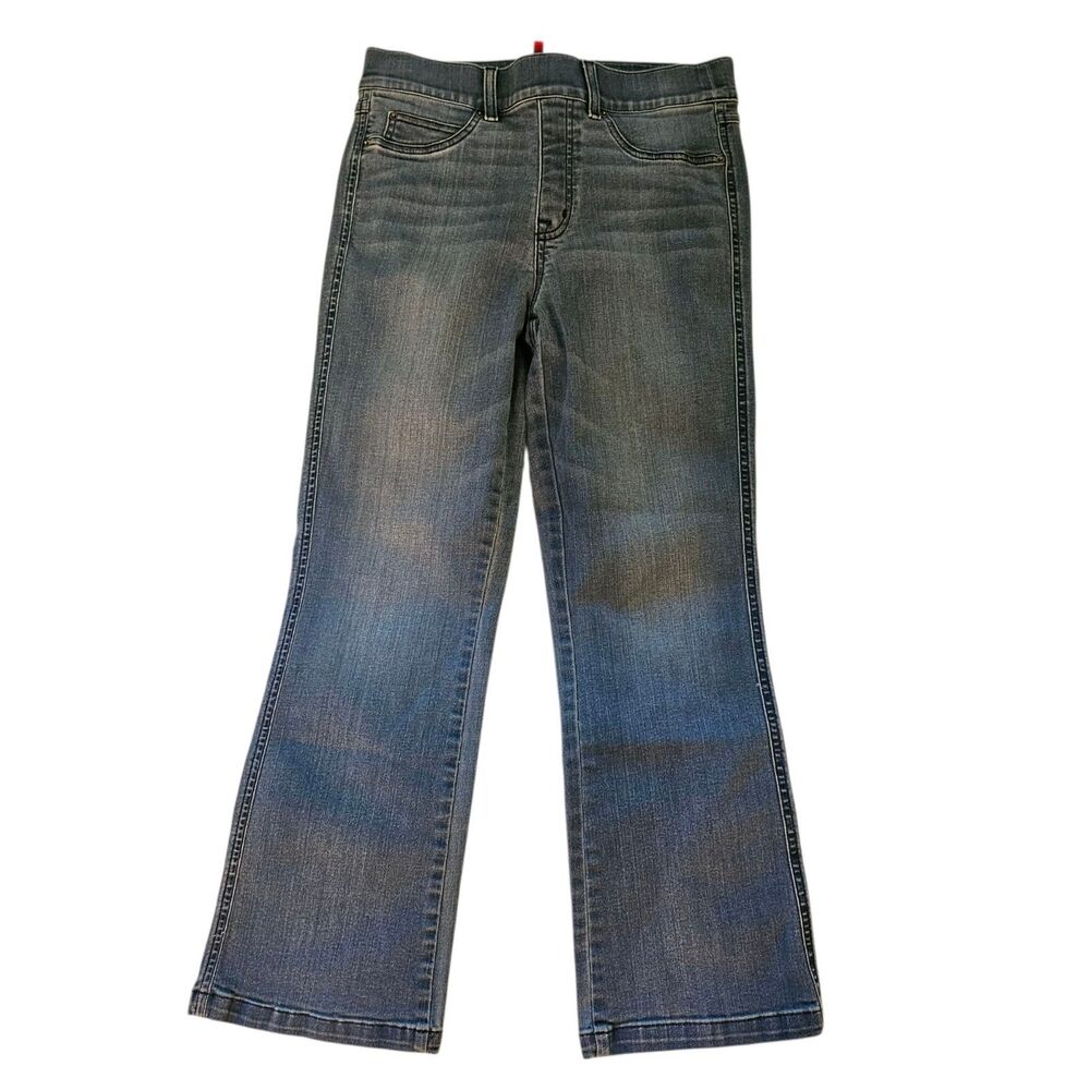 SPANX EveryWear Kick Flare Jeans Medium Blue Vintage‎ indigo Stretch High-Rise